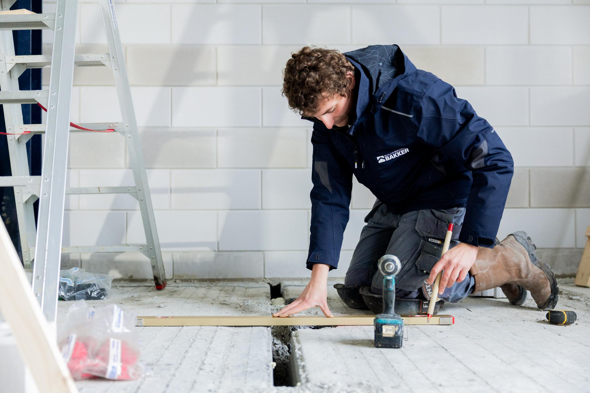 Medewerker aan het werk